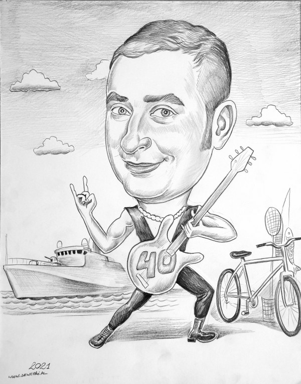 karykatura ze zdjęcia 5 karykatury ze zdjęć 5