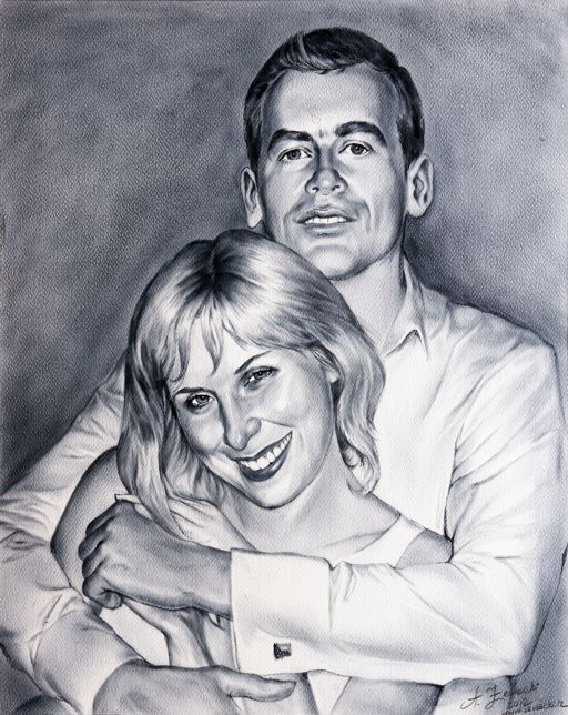 portret na Walentynki prezent na walentynki