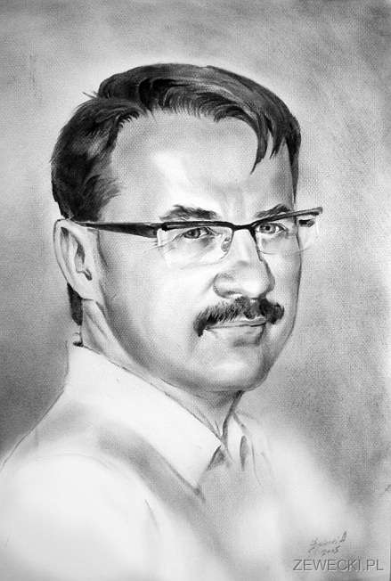 portret mężczyzny na 50 ke prezent na 50 tke