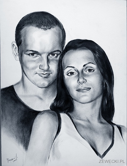 portret pary 3 portret na zamówienie